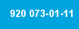 920 073-01-11